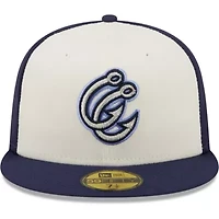 MiLB White/Navy Corpus Christi Hooks Authentic Collection 59FIFTY Fitted Hat