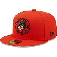 MiLB Down East Wood Ducks Authentic Collection 59FIFTY Fitted Hat