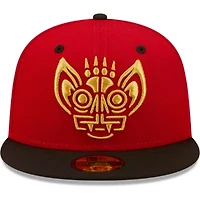MiLB Red/Black Murciélagos De Louisville Copa La Diversion 59FIFTY Fitted Hat