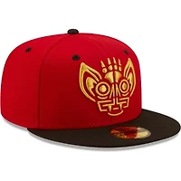 MiLB Red/Black Murciélagos De Louisville Copa La Diversion 59FIFTY Fitted Hat