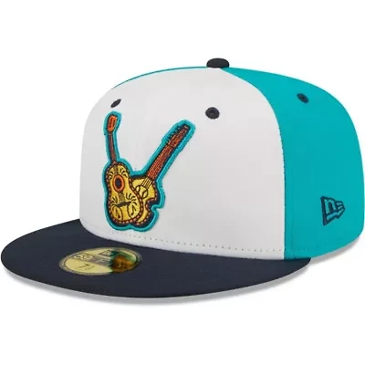 MiLB White/Black Vihuelas De Nashville Copa La Diversion 59FIFTY Fitted Hat