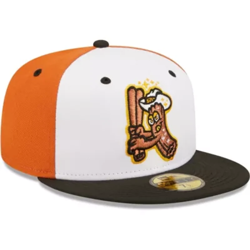 MiLB White/Black Churros De San José Copa La Diversion 59FIFTY Fitted Hat
