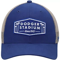 MLB Royal/Natural Los Angeles Dodgers Dodger Stadium Local Haven Trucker Snapback Hat
