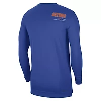 NCAA Nike Florida Gators 2022 Coach Performance Long Sleeve V-Neck T-Shirt