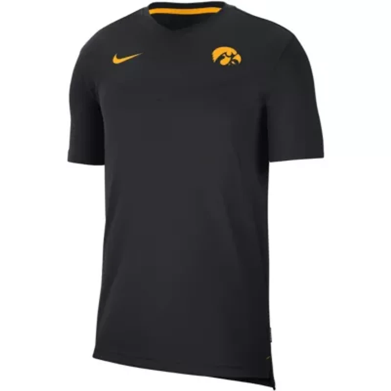 NCAA Nike Iowa Hawkeyes 2022 Coaches UV Performance T-Shirt