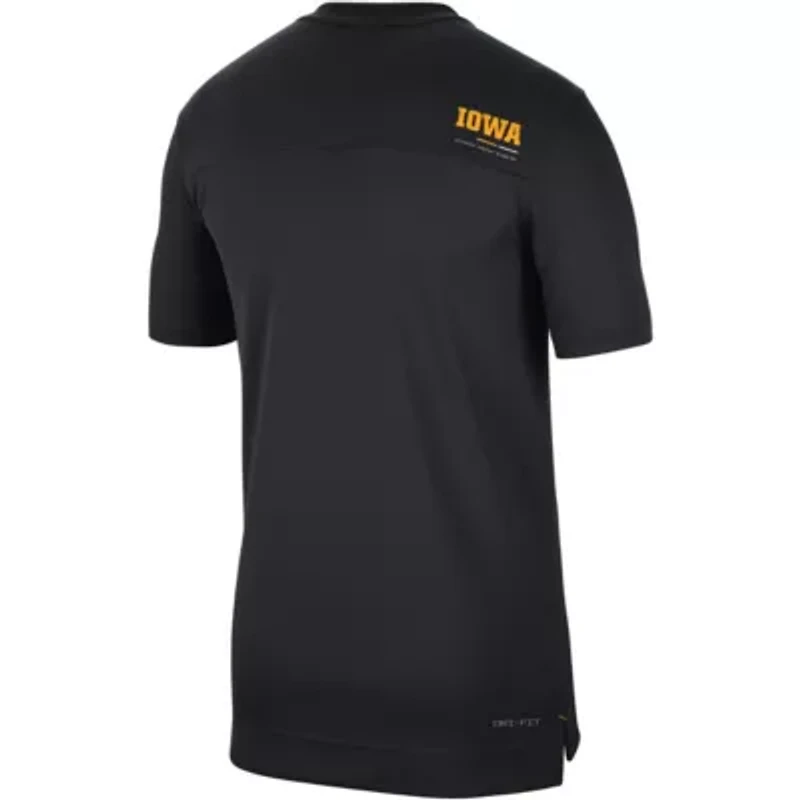 NCAA Nike Iowa Hawkeyes 2022 Coaches UV Performance T-Shirt