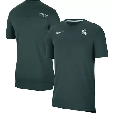NCAA Nike Michigan State Spartans 2022 Coaches UV Performance T-Shirt