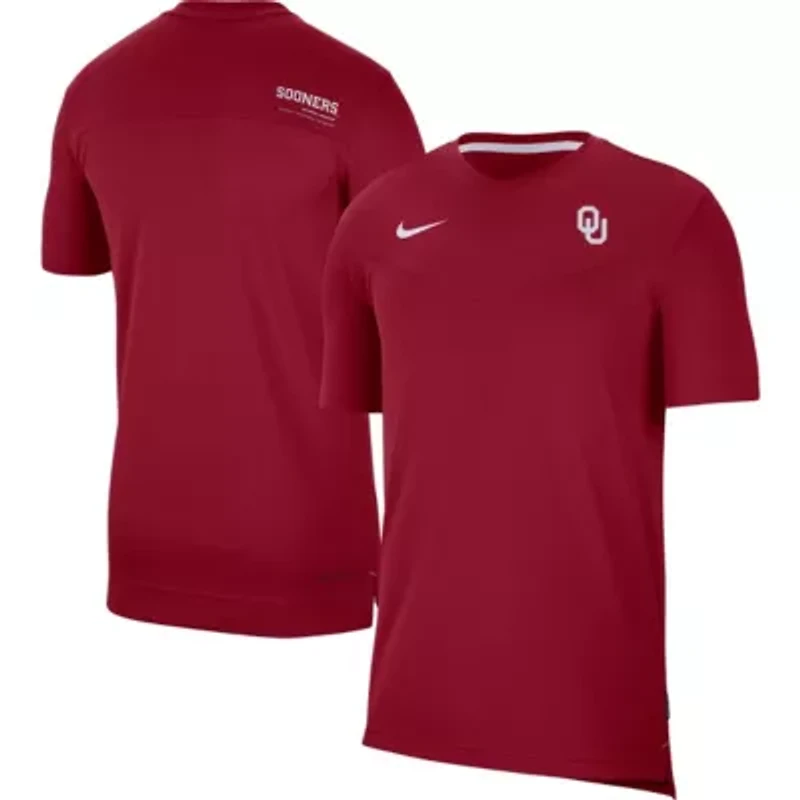 NCAA Nike Oklahoma Sooners 2022 Coaches UV Performance T-Shirt