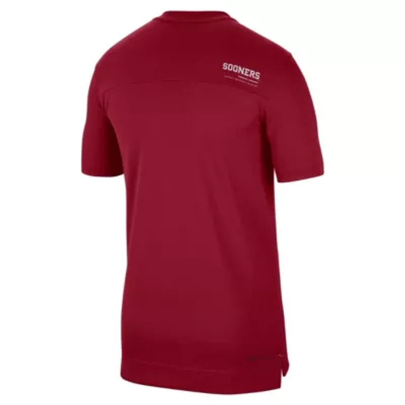 NCAA Nike Oklahoma Sooners 2022 Coaches UV Performance T-Shirt