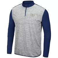 Georgia Tech Yellow Jackets NCAA Prospect Space-Dye Quarter-Zip Jacket