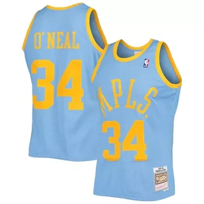 NBA Shaquille O'Neal Powder Los Angeles Lakers 2001/02 Hardwood Classics Swingman Jersey