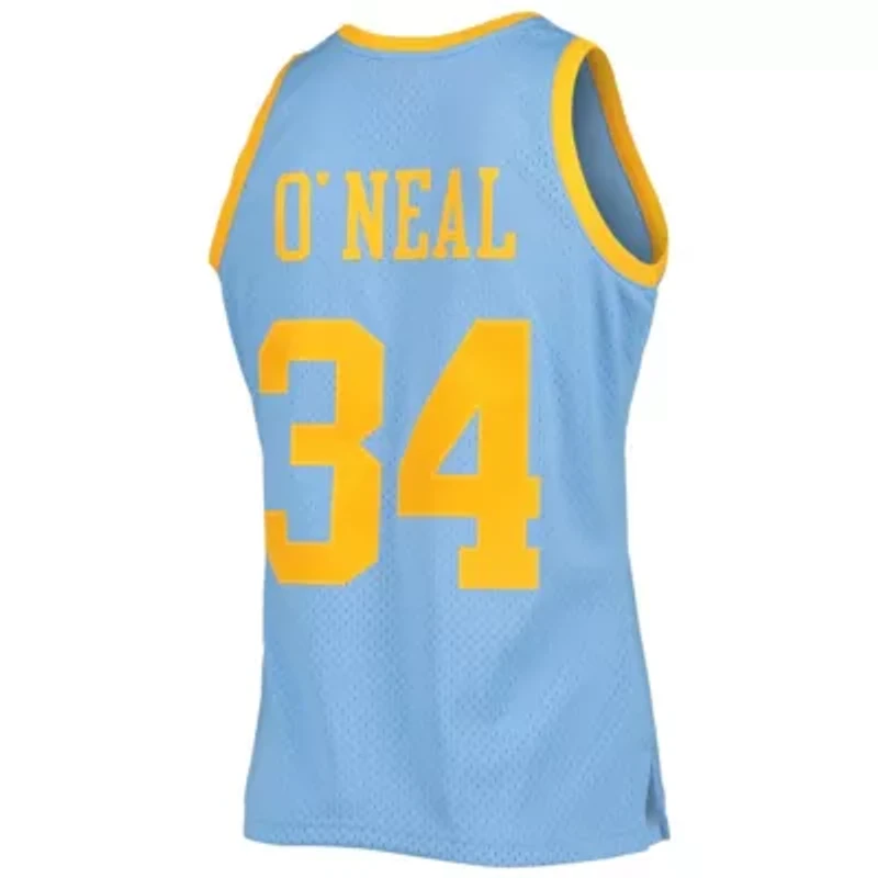 NBA Shaquille O'Neal Powder Los Angeles Lakers 2001/02 Hardwood Classics Swingman Jersey