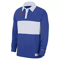 NCAA Nike Florida Gators Striped Long Sleeve Polo