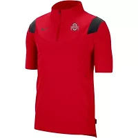 NCAA Nike Ohio State Buckeyes Coach Short Sleeve Quarter-Zip Jacket