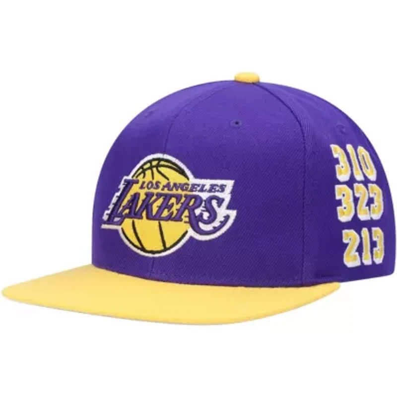 NBA Los Angeles Lakers Area Code Snapback Hat