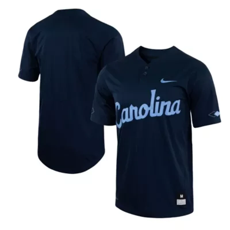 NCAA Nike North Carolina Tar Heels Two-Button Replica Baseball Jersey