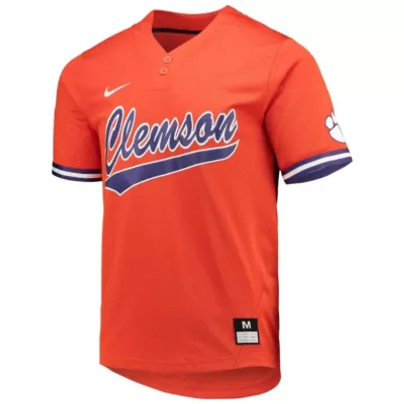 NCAA Unisex Nike Clemson Tigers Two-Button Replica Softball Jersey