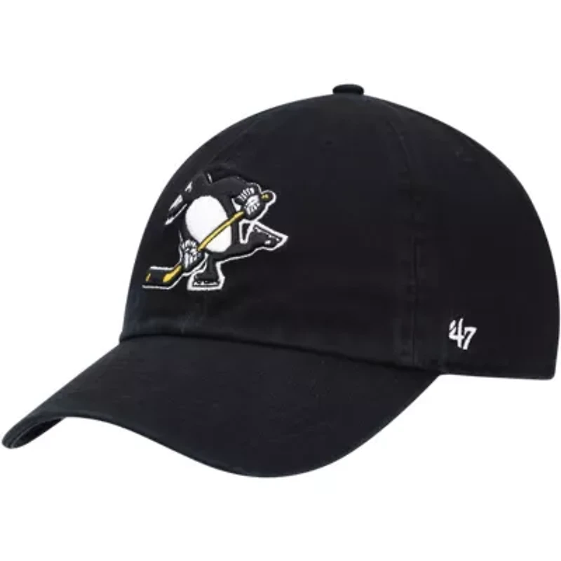NHL Pittsburgh Penguins Logo Clean Up Adjustable Hat