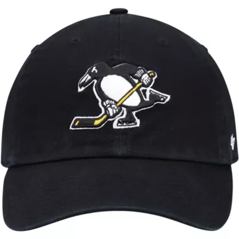 NHL Pittsburgh Penguins Logo Clean Up Adjustable Hat