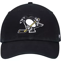 NHL Pittsburgh Penguins Logo Clean Up Adjustable Hat
