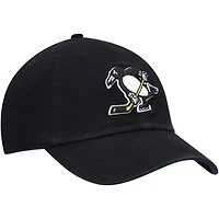 NHL Pittsburgh Penguins Logo Clean Up Adjustable Hat