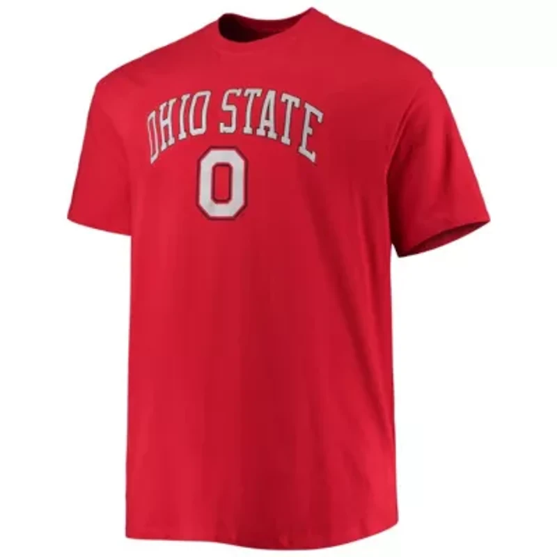 NCAA Ohio State Buckeyes Big & Tall Arch Over Wordmark T-Shirt