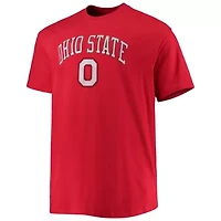 NCAA Ohio State Buckeyes Big & Tall Arch Over Wordmark T-Shirt