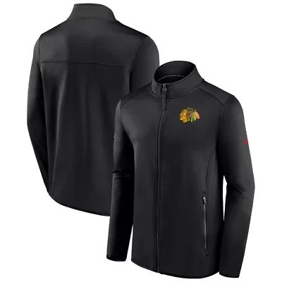 NHL Fanatics Chicago Blackhawks Authentic Pro Rink Fleece Full-Zip Jacket