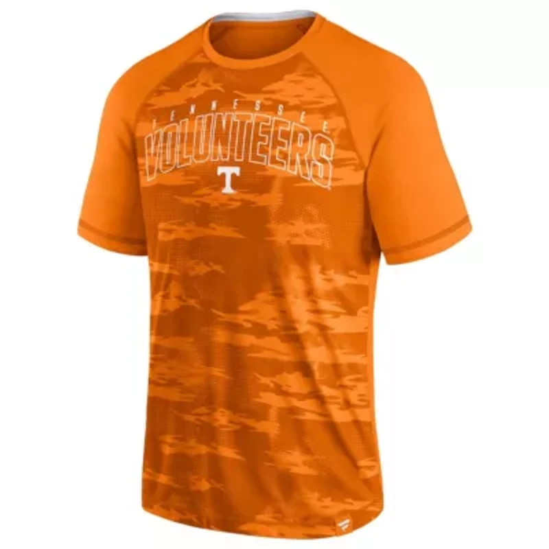 NCAA Fanatics Tennessee Volunteers Arch Outline Raglan T-Shirt