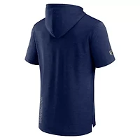 NHL Fanatics Washington Capitals Authentic Pro Road Performance Short Sleeve Pullover Hoodie