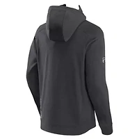 NHL Fanatics New Jersey Devils Authentic Pro Road Tech Lightweight Full-Zip Hoodie Jacket