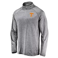 NCAA Fanatics Tennessee Volunteers Striated Raglan Lightweight Quarter-Zip Top