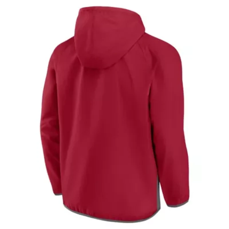 NCAA Fanatics Oklahoma Sooners Victory On Raglan Quarter-Zip Hoodie