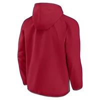 NCAA Fanatics Oklahoma Sooners Victory On Raglan Quarter-Zip Hoodie