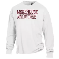 Morehouse Maroon Tigers NCAA Stack Garment Dyed Long Sleeve T-Shirt