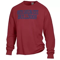 SC State Bulldogs NCAA South Carolina Stack Garment Dyed Long Sleeve T-Shirt