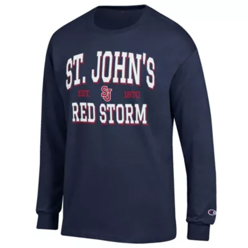 St. John's Red Storm NCAA Jersey Est. Date Long Sleeve T-Shirt