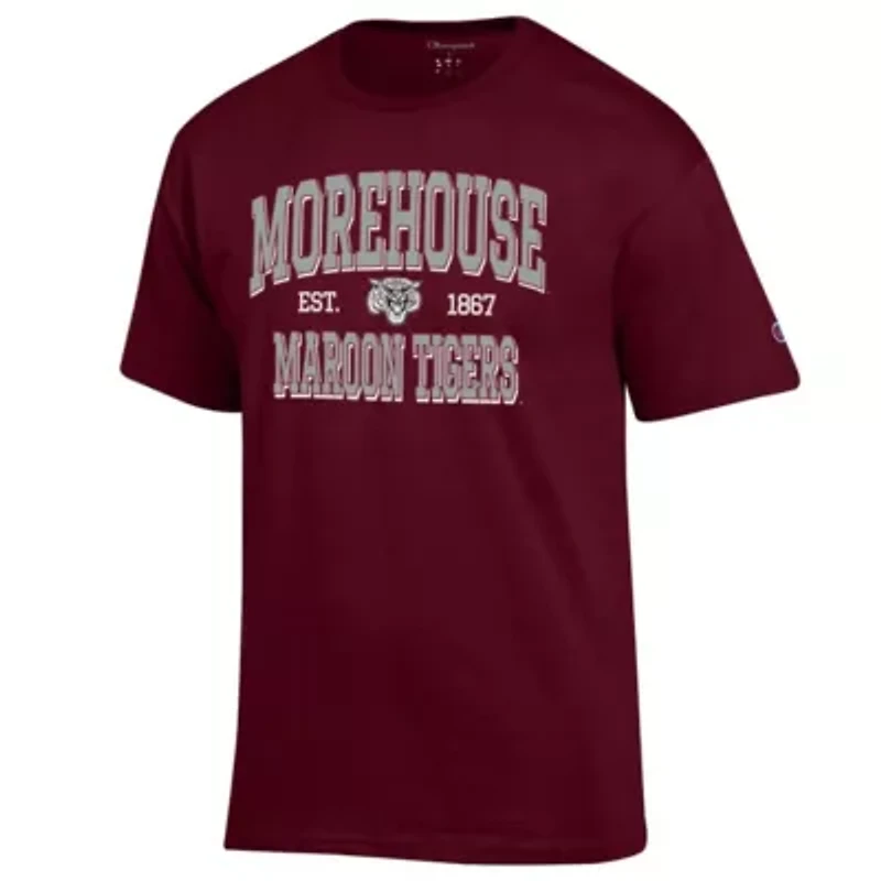 Morehouse Maroon Tigers NCAA Est. Date Jersey T-Shirt