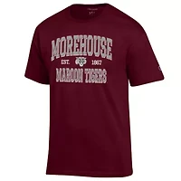 Morehouse Maroon Tigers NCAA Est. Date Jersey T-Shirt