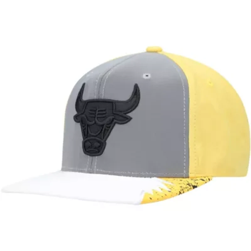 NBA Gray/Yellow Chicago Bulls Day 5 Snapback Hat