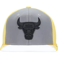 NBA Gray/Yellow Chicago Bulls Day 5 Snapback Hat