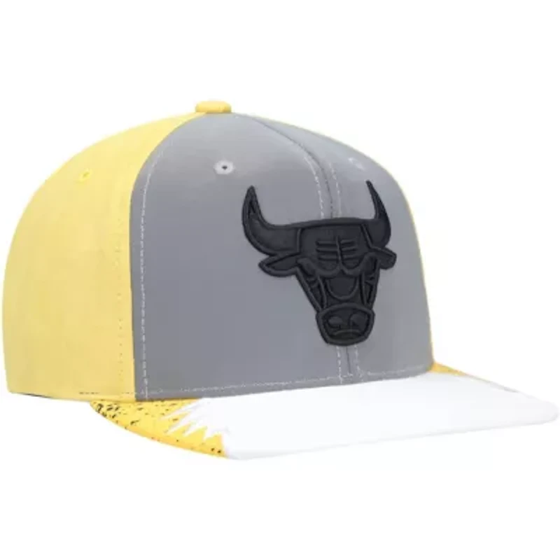 NBA Gray/Yellow Chicago Bulls Day 5 Snapback Hat