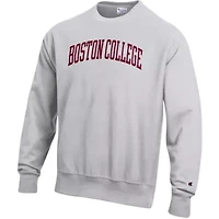 Boston College Eagles NCAA ed Reverse Weave Fleece Crewneck Sweatshirt