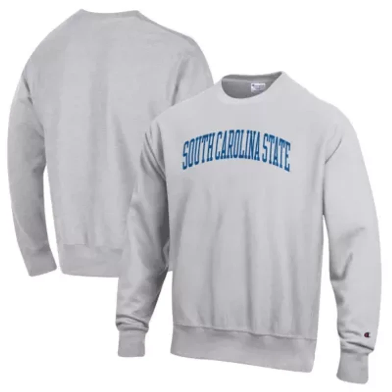 SC State Bulldogs NCAA ed South Carolina Reverse Weave Fleece Crewneck Sweatshirt