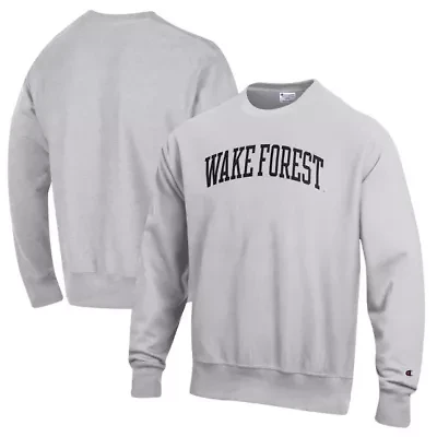 NCAA ed Wake Forest Demon Deacons Reverse Weave Fleece Crewneck Sweatshirt