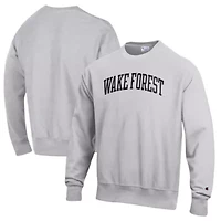 NCAA ed Wake Forest Demon Deacons Reverse Weave Fleece Crewneck Sweatshirt