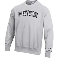 NCAA ed Wake Forest Demon Deacons Reverse Weave Fleece Crewneck Sweatshirt