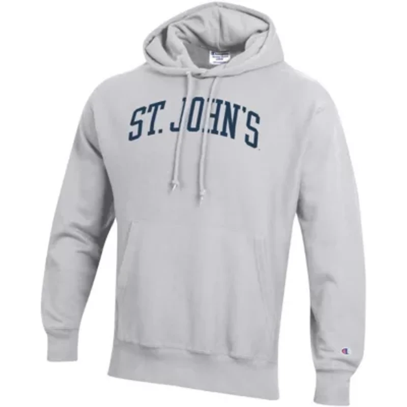 St. John's Red Storm NCAA ed Reverse Weave Fleece Pullover Hoodie