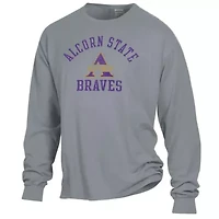 NCAA Alcorn State Braves Garment Dyed Long Sleeve T-Shirt