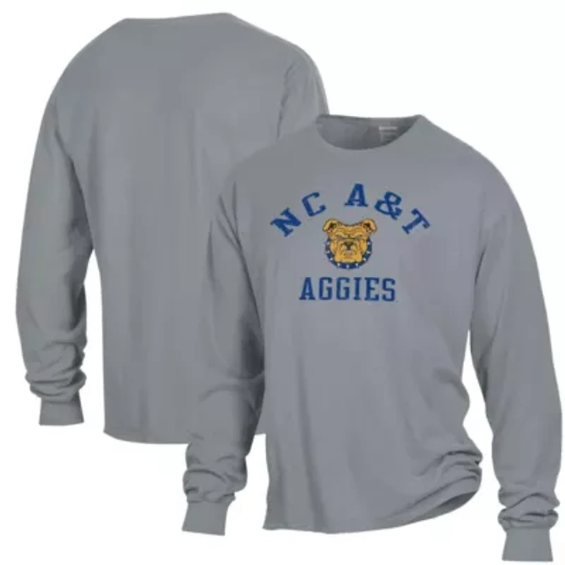 NC A&T Aggies NCAA North Carolina Garment Dyed Long Sleeve T-Shirt
